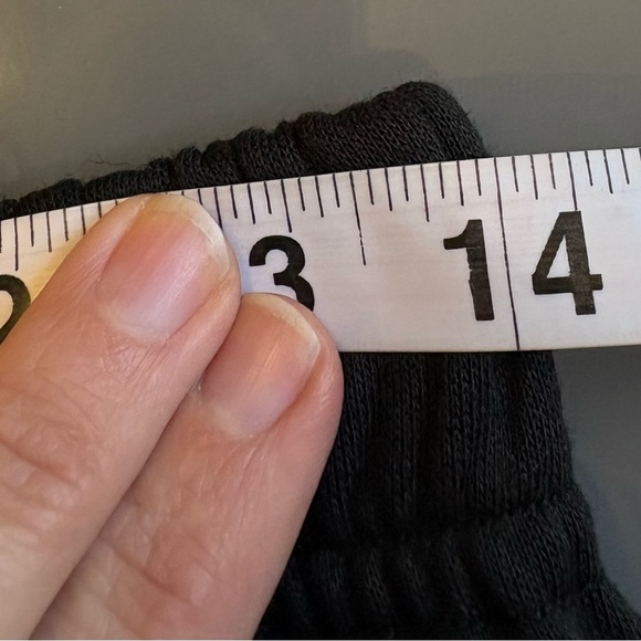 NWT MEL Women's mock-neck Black high leg wide leg Sweatsuit Set women's Large - Picture 8 of 15